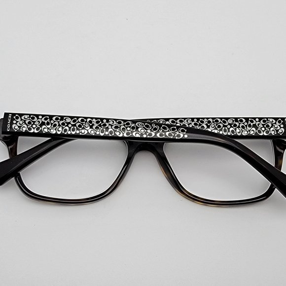 Coach HC6068 5120 Dark Tortoise Eyeglasses Frame w/ Case 52-16-135 - Picture 13 of 16